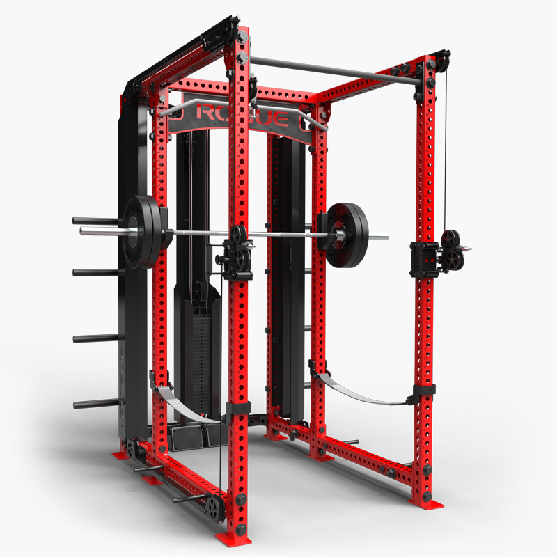 Power Rack Functional Trainer Attachment Barbells & Weight Plates | Rogue Fitness UK
